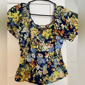 Sugarlips button corset look crop top